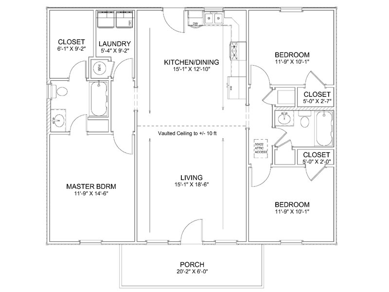 Kit 1 floor plan
